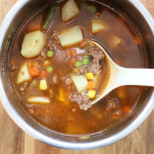 Ground Beef Potato Soup
