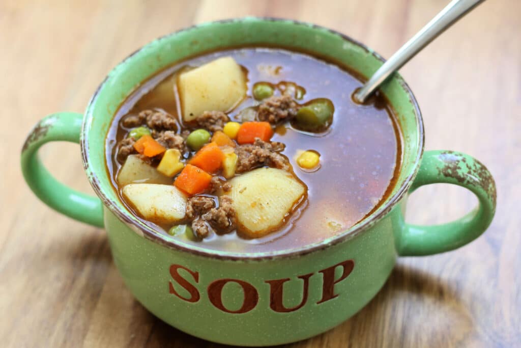 Ground Beef Potato Soup
