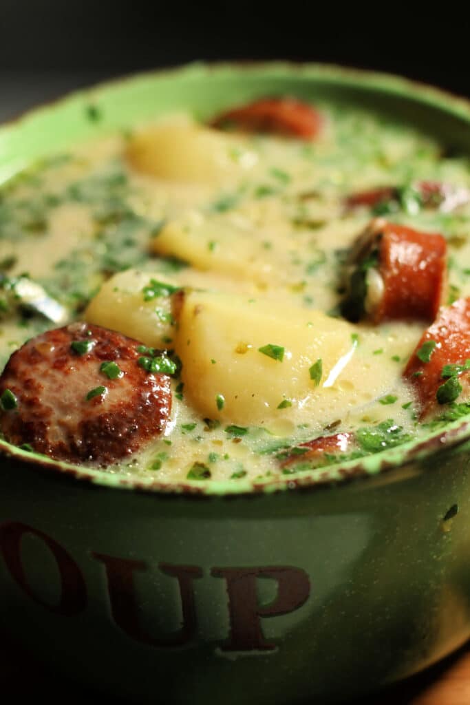 Tuscan Sausage Potato Soup
