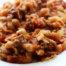 Southern Beef Cabbage Casserole