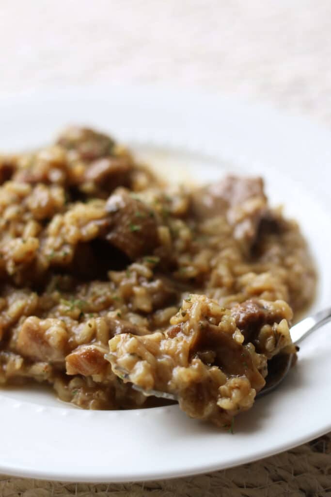 Homemade French Onion Beef Casserole