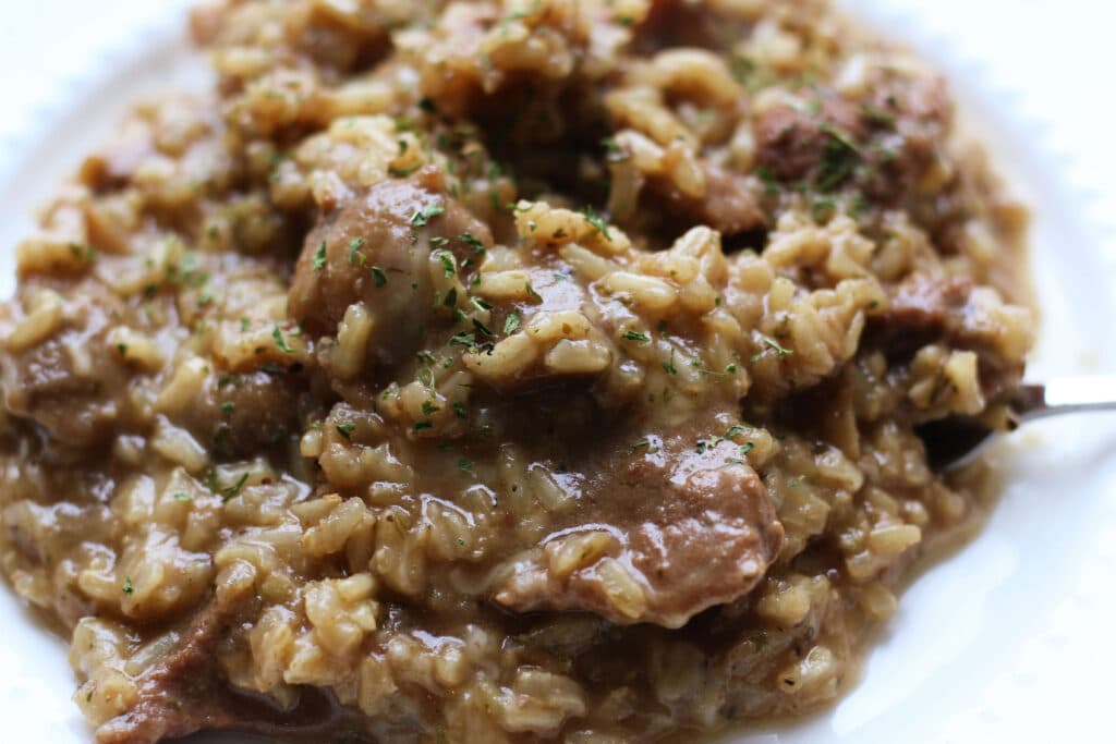 Homemade French Onion Beef Casserole
