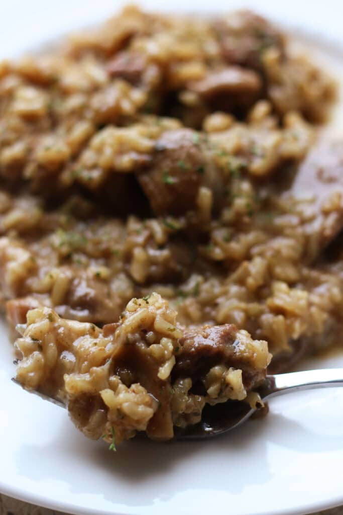 Homemade French Onion Beef Casserole