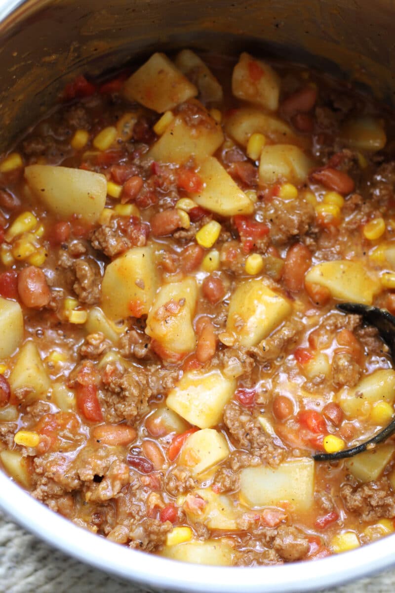 Cowboy Beef Potato Casserole