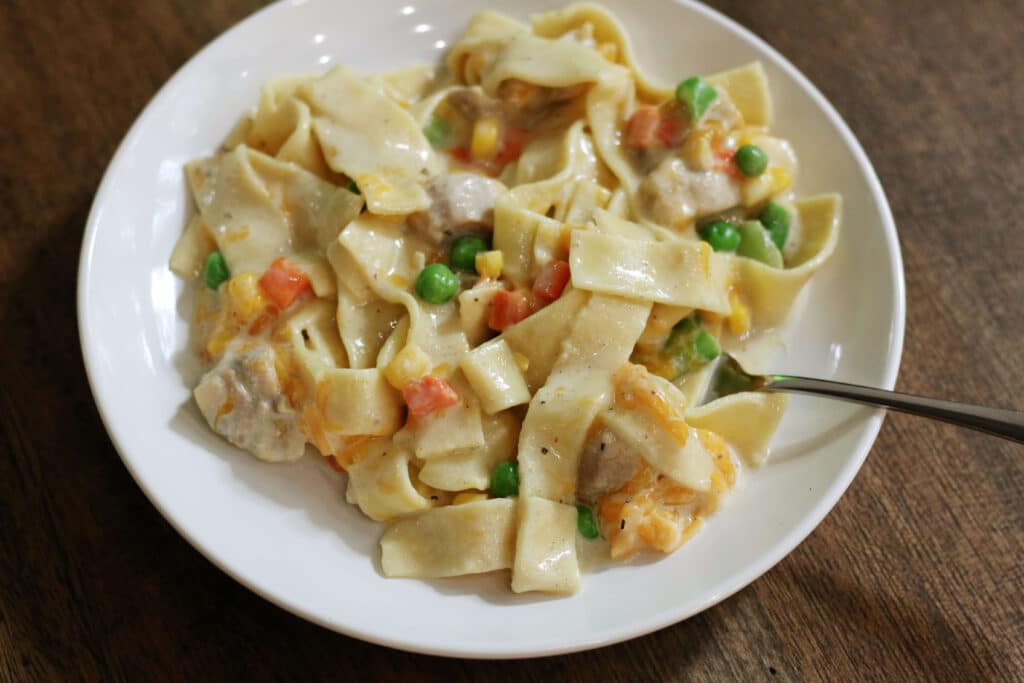 Dolly’s Creamy Chicken Noodle Casserole
