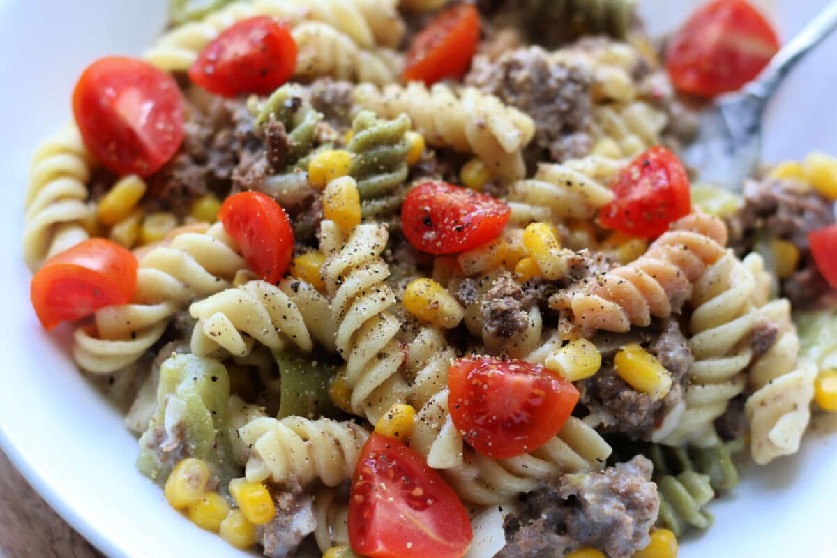 Golden Corn Ranch Beef Casserole