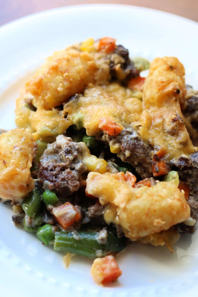 Tater Tot Casserole HotDish Recipe