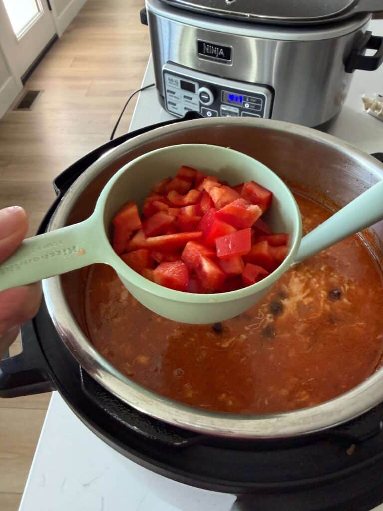 Pepper Jack Chicken Fajita Soup