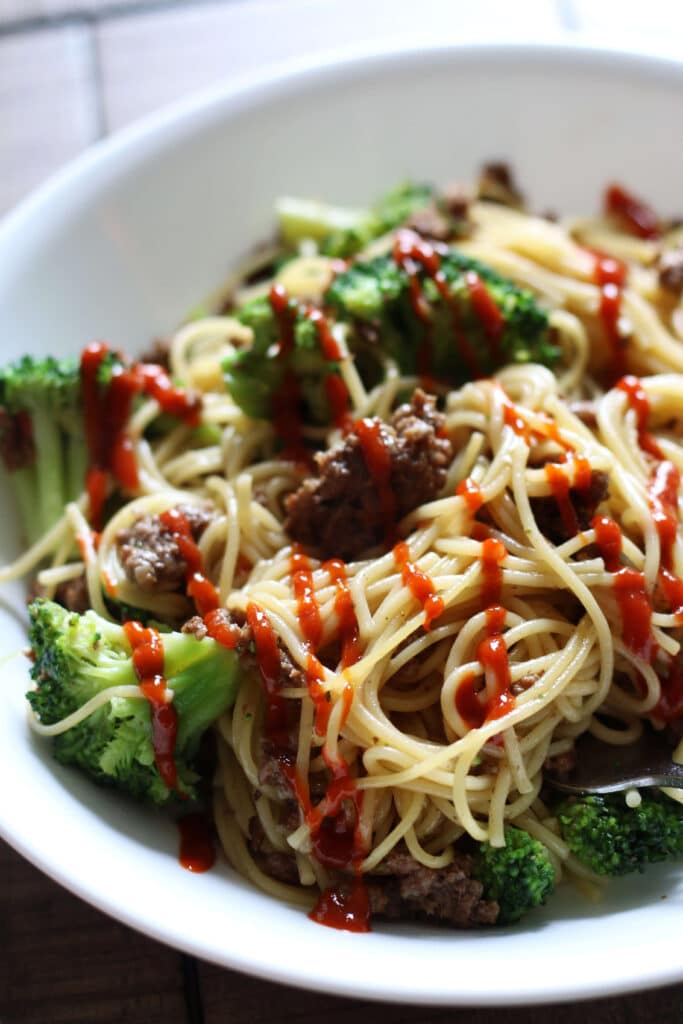 Sticky Beef Noodles