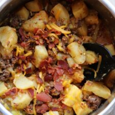 Cheesy Ranch Beef Potato Bake