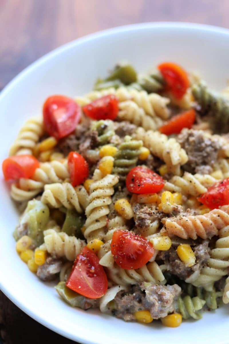 Golden Corn Ranch Beef Casserole