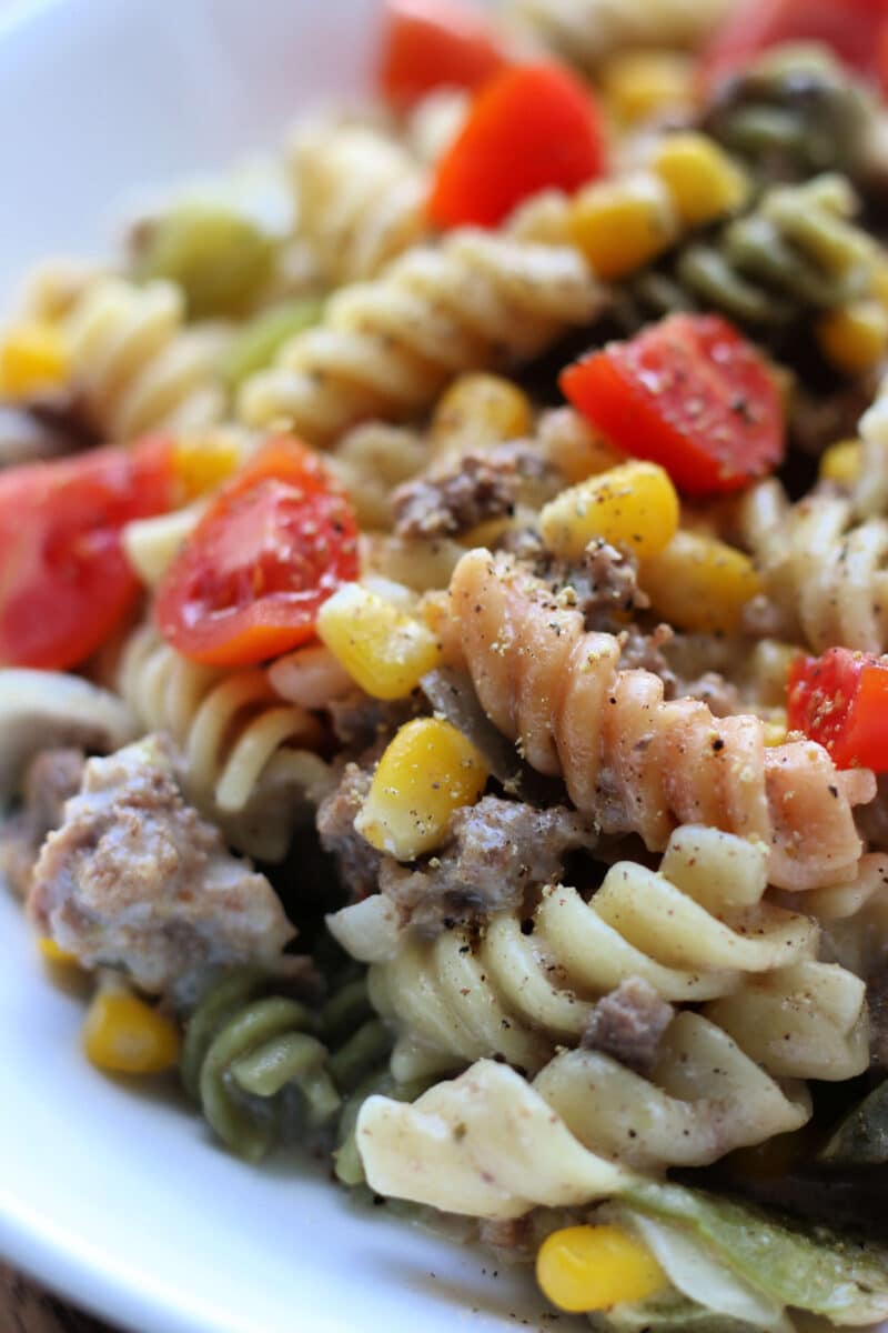 Golden Corn Ranch Beef Casserole