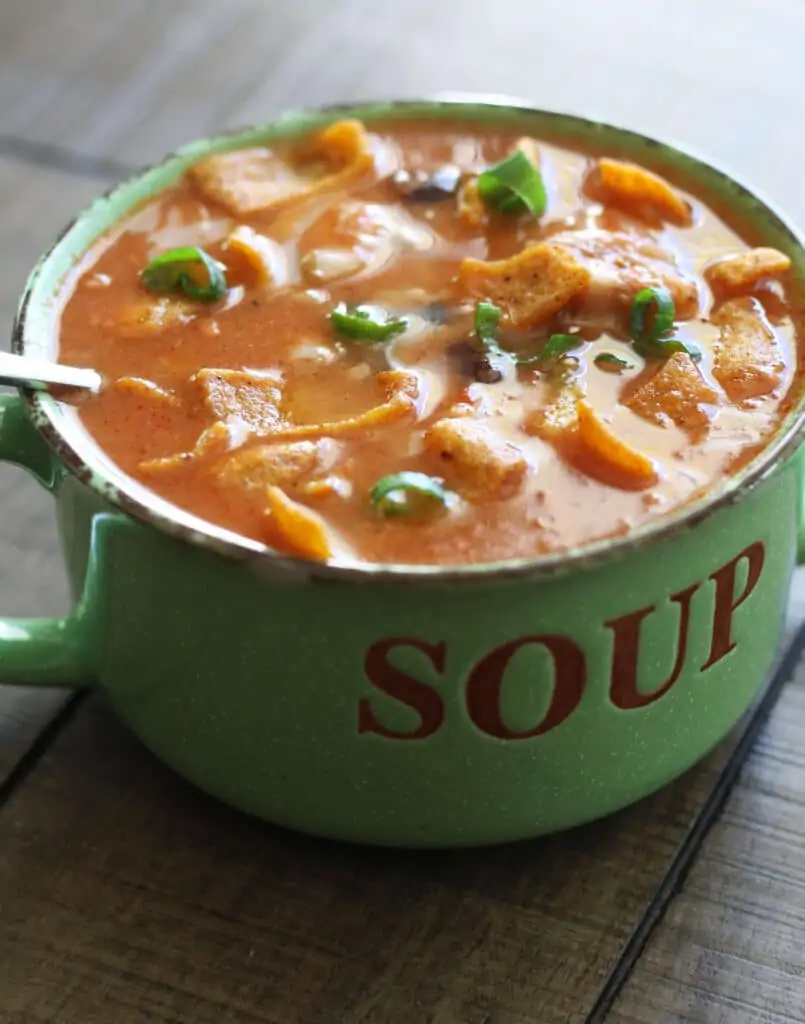 Pepper Jack Chicken Fajita Soup