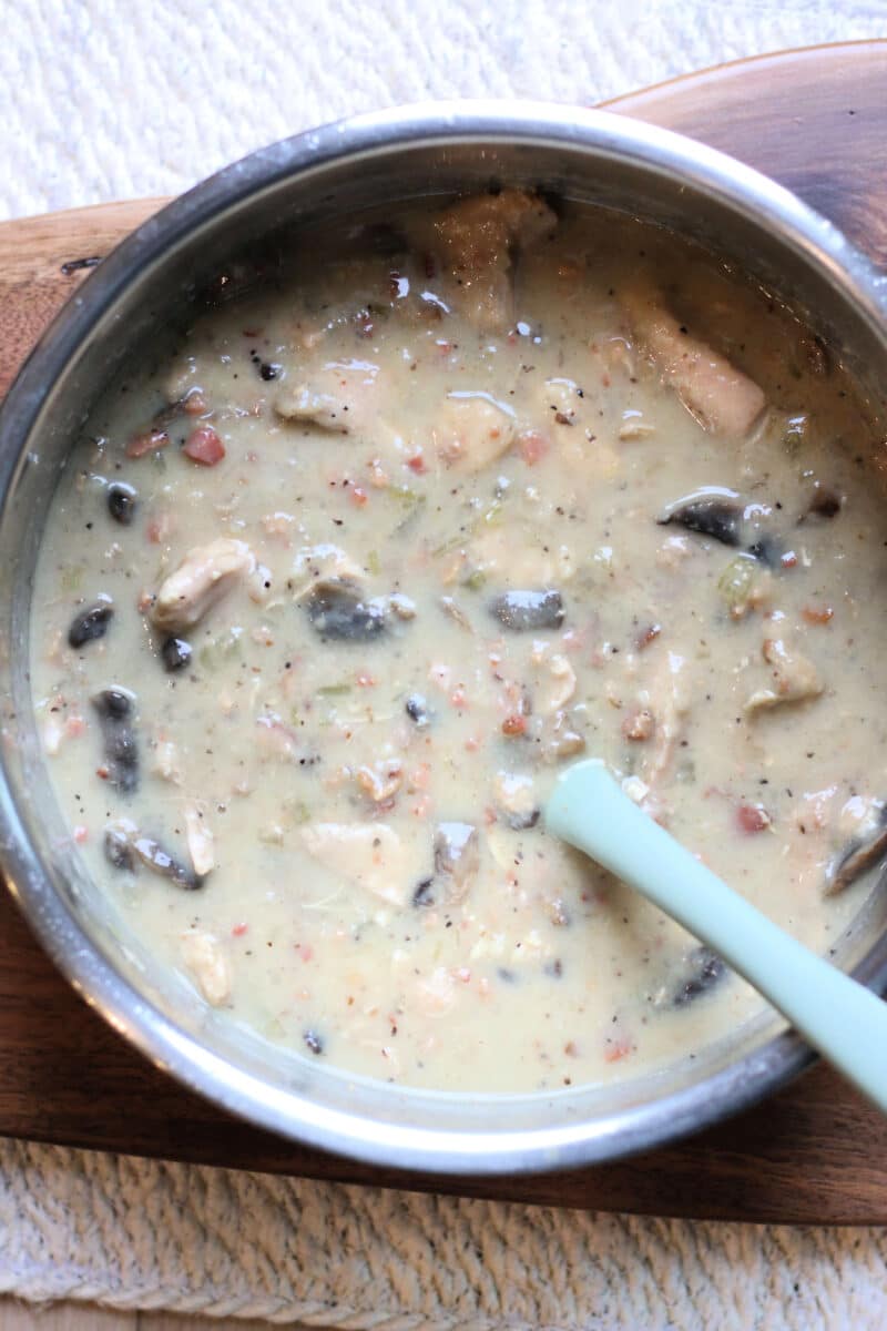 Creamy Bacon Mushroom Chicken (Instant Pot)