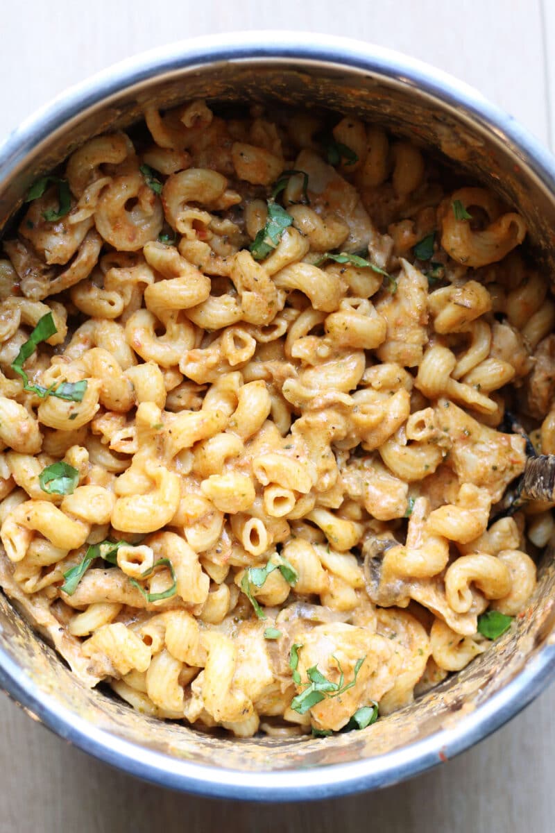 Instant Pot Creamy Boursin Chicken Pasta