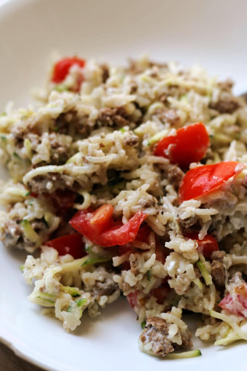 Easy Greek Gyro Casserole