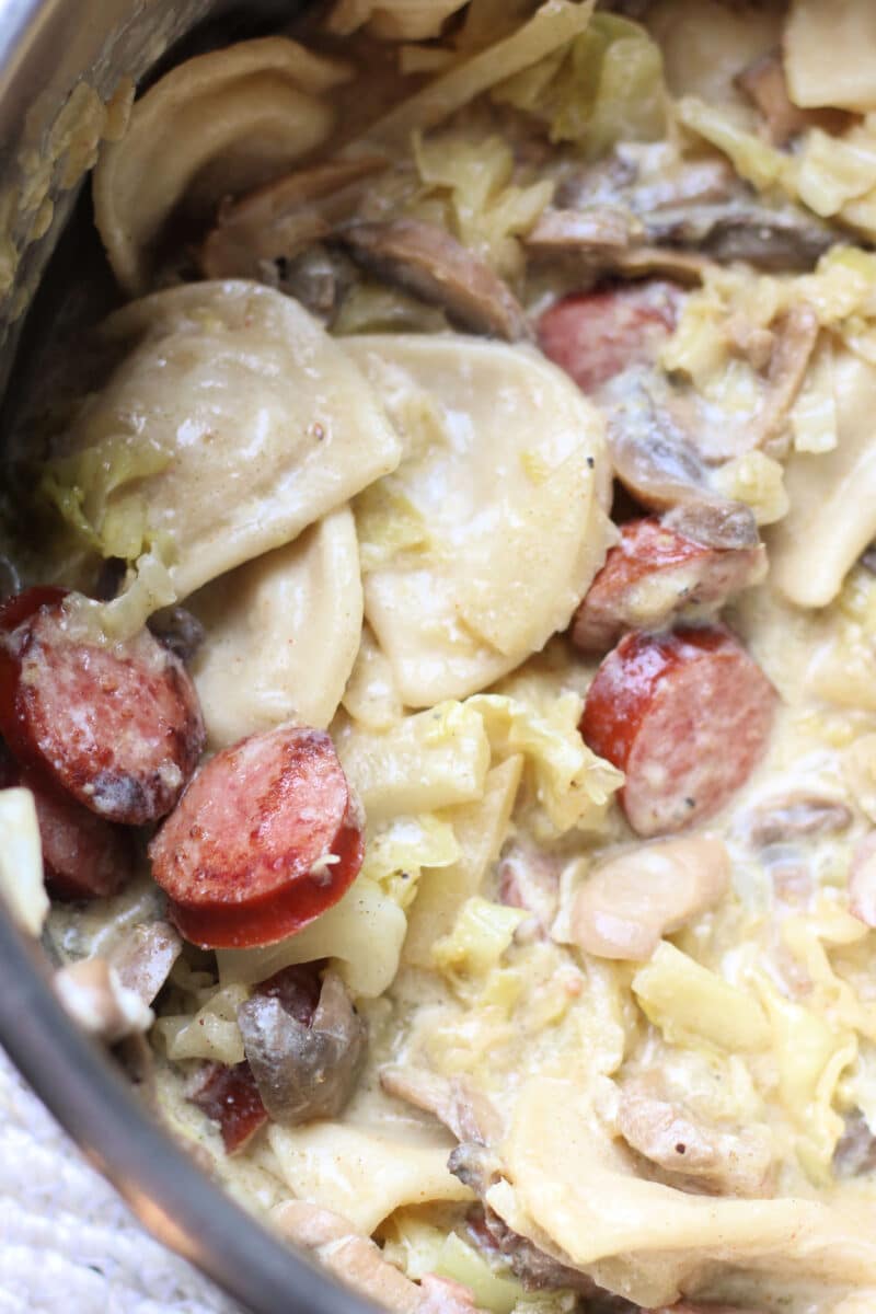 Pierogi Cabbage Casserole