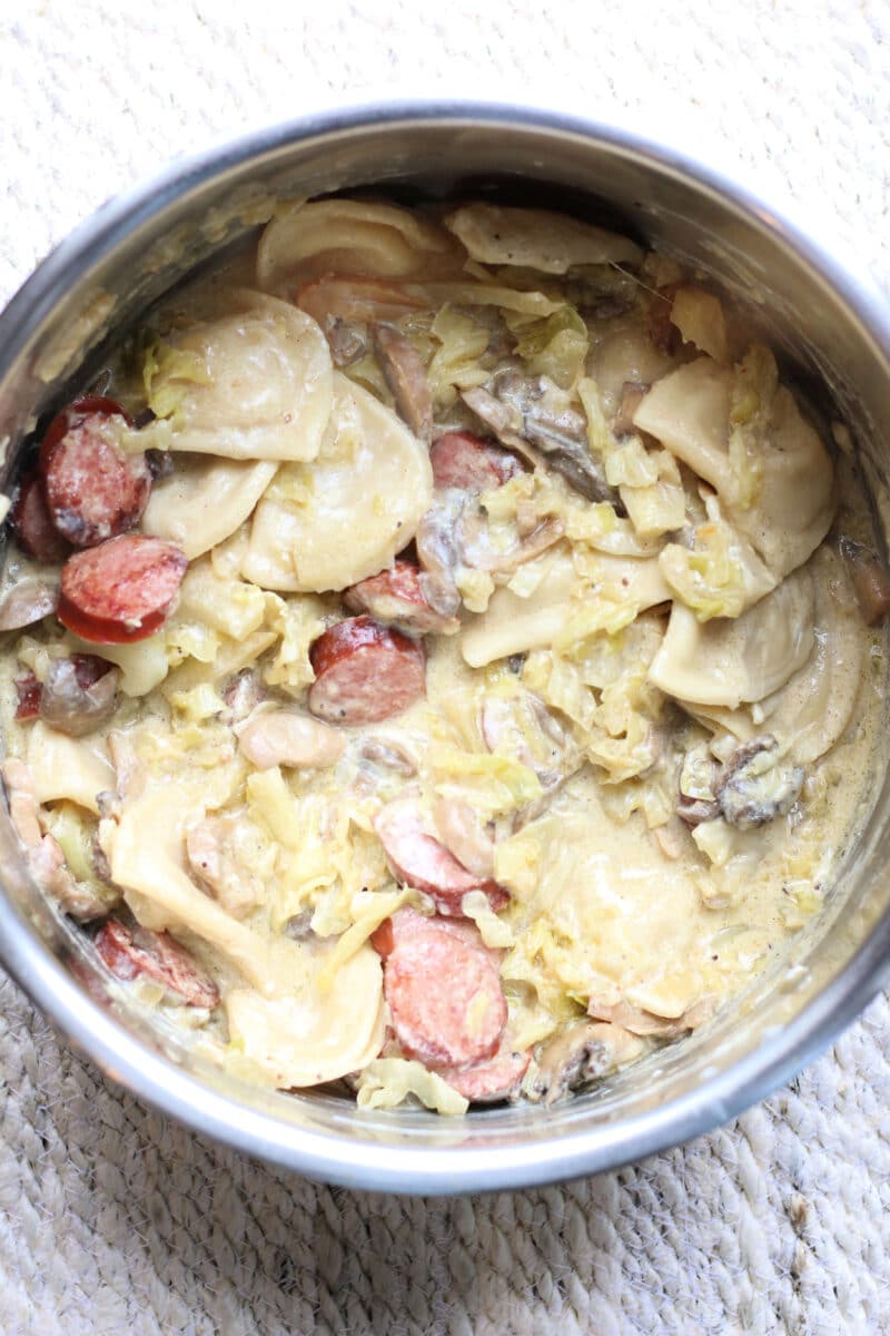 Pierogi Cabbage Casserole
