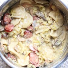 Pierogi Cabbage Casserole