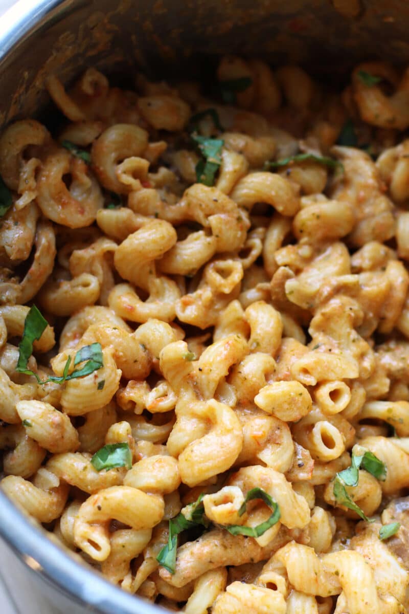 Instant Pot Creamy Boursin Chicken Pasta