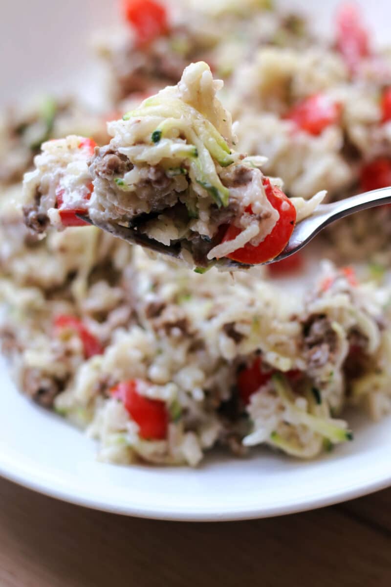 Easy Greek Gyro Casserole