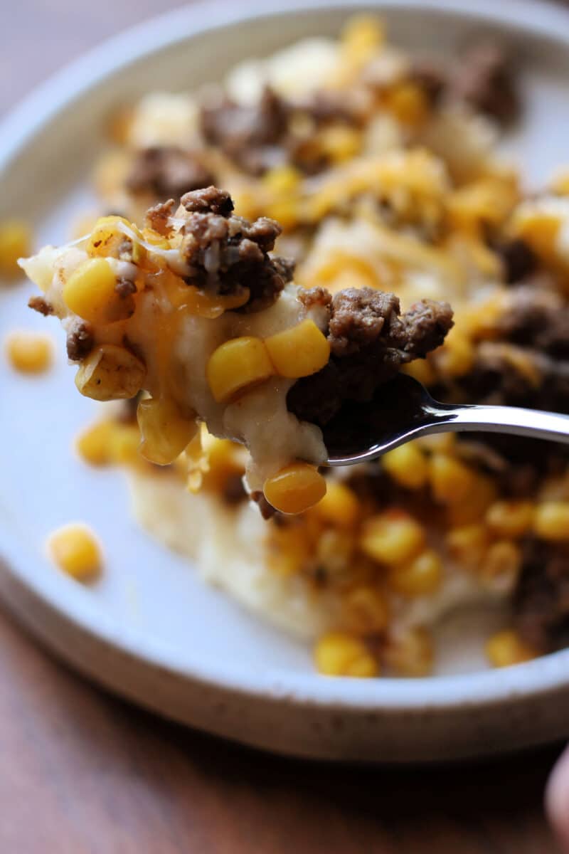Country Meat and Mashed Potato Casserole