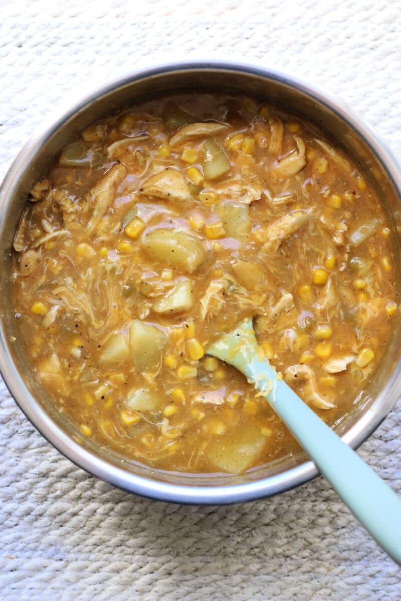 Green Chile Chicken Potato Bowls