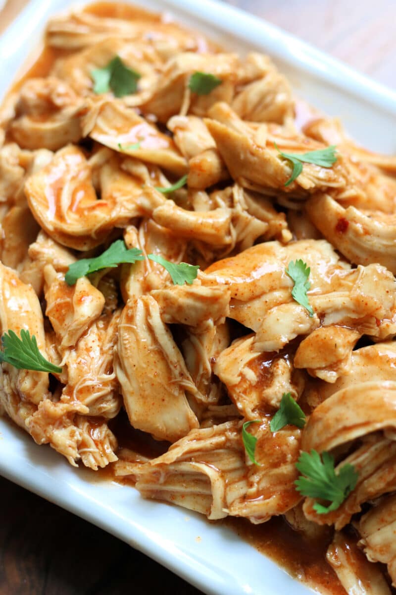 Crockpot 3-Ingredient Taco Chicken