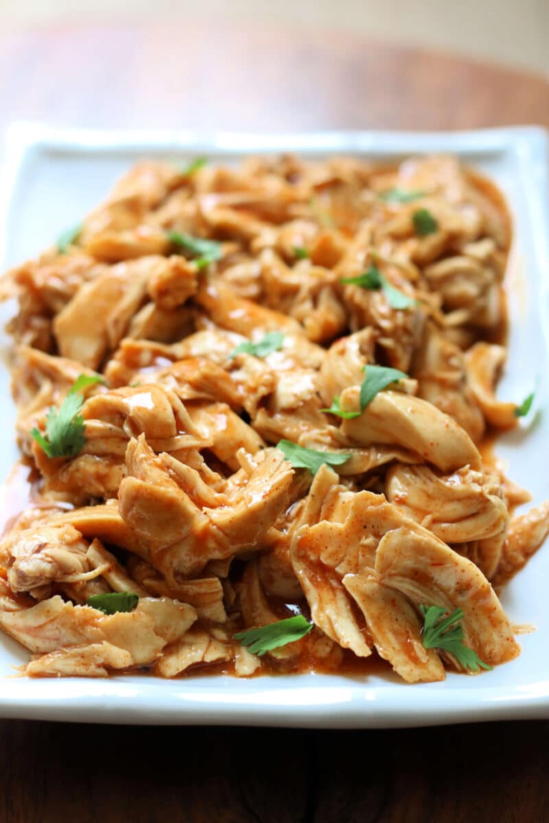 Crockpot 3-Ingredient Taco Chicken
