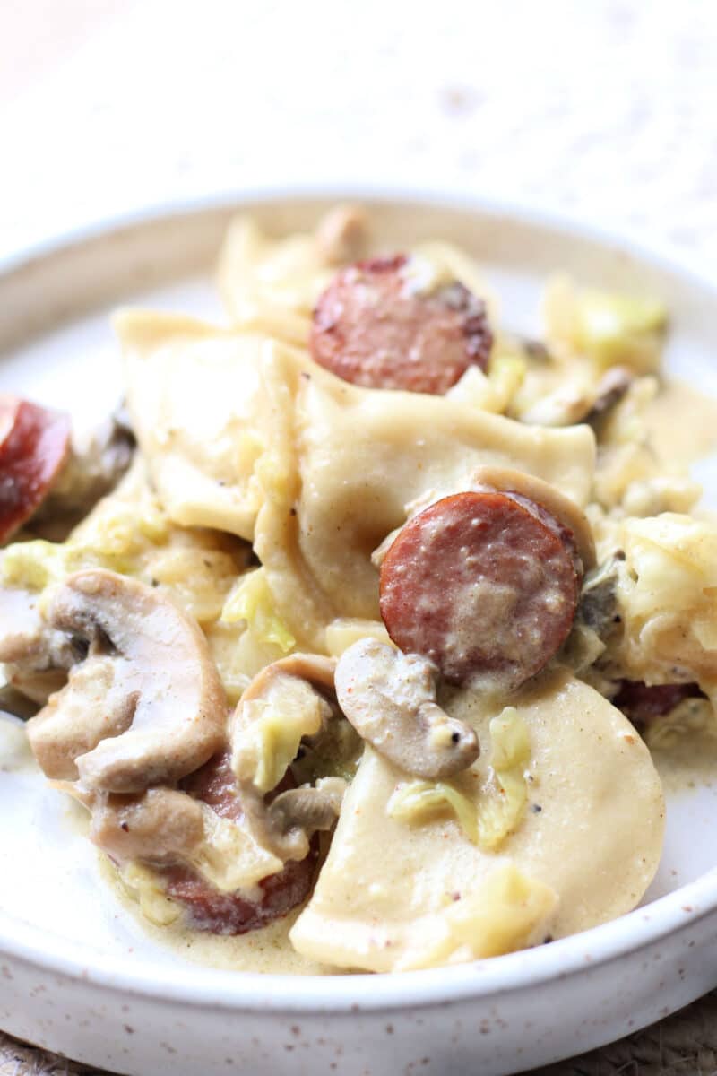 Pierogi Cabbage Casserole