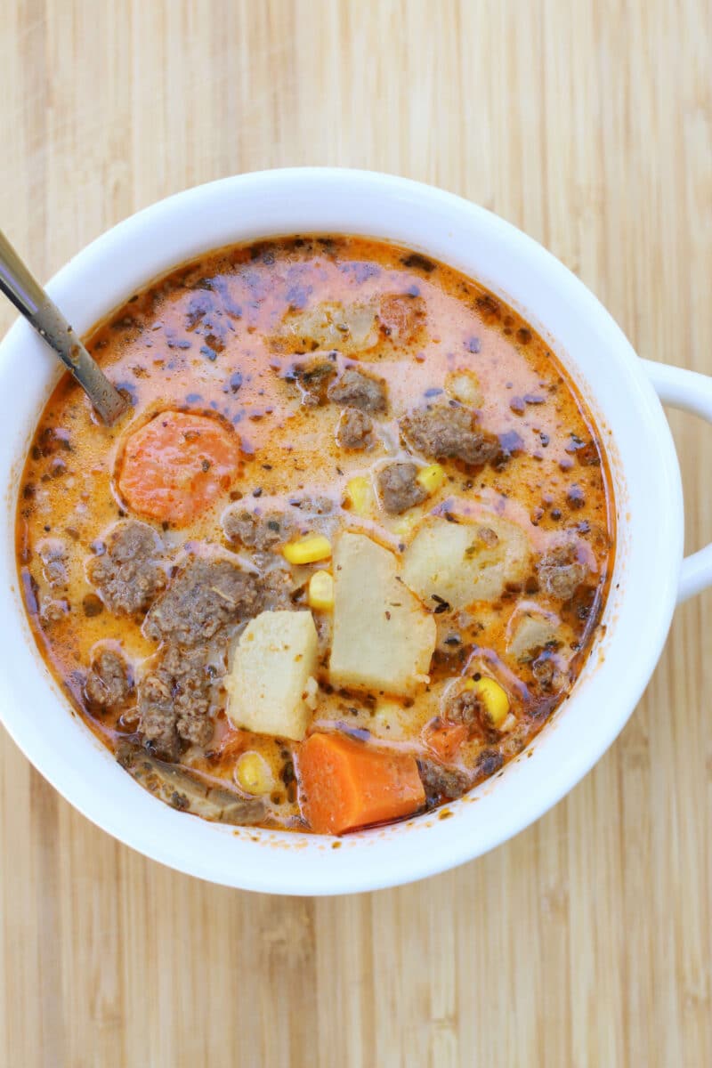Farm Kitchen Hamburger Soup
