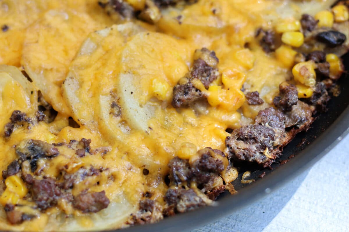 Farmhouse Hamburger and Potato Bake