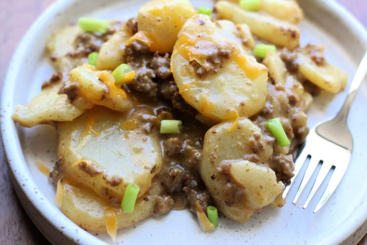 Instant Pot Amish Hamburger Casserole