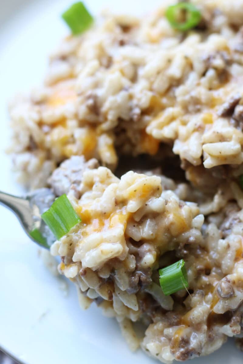 Cheesy Ranch Ground Beef Casserole