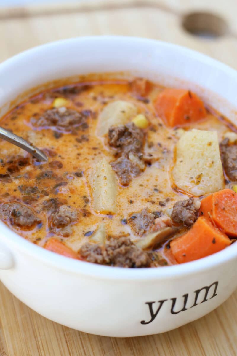 Farm Kitchen Hamburger Soup