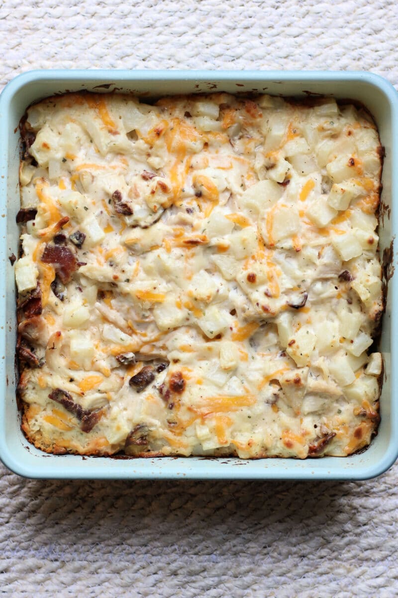 Loaded Chicken Hashbrown Casserole