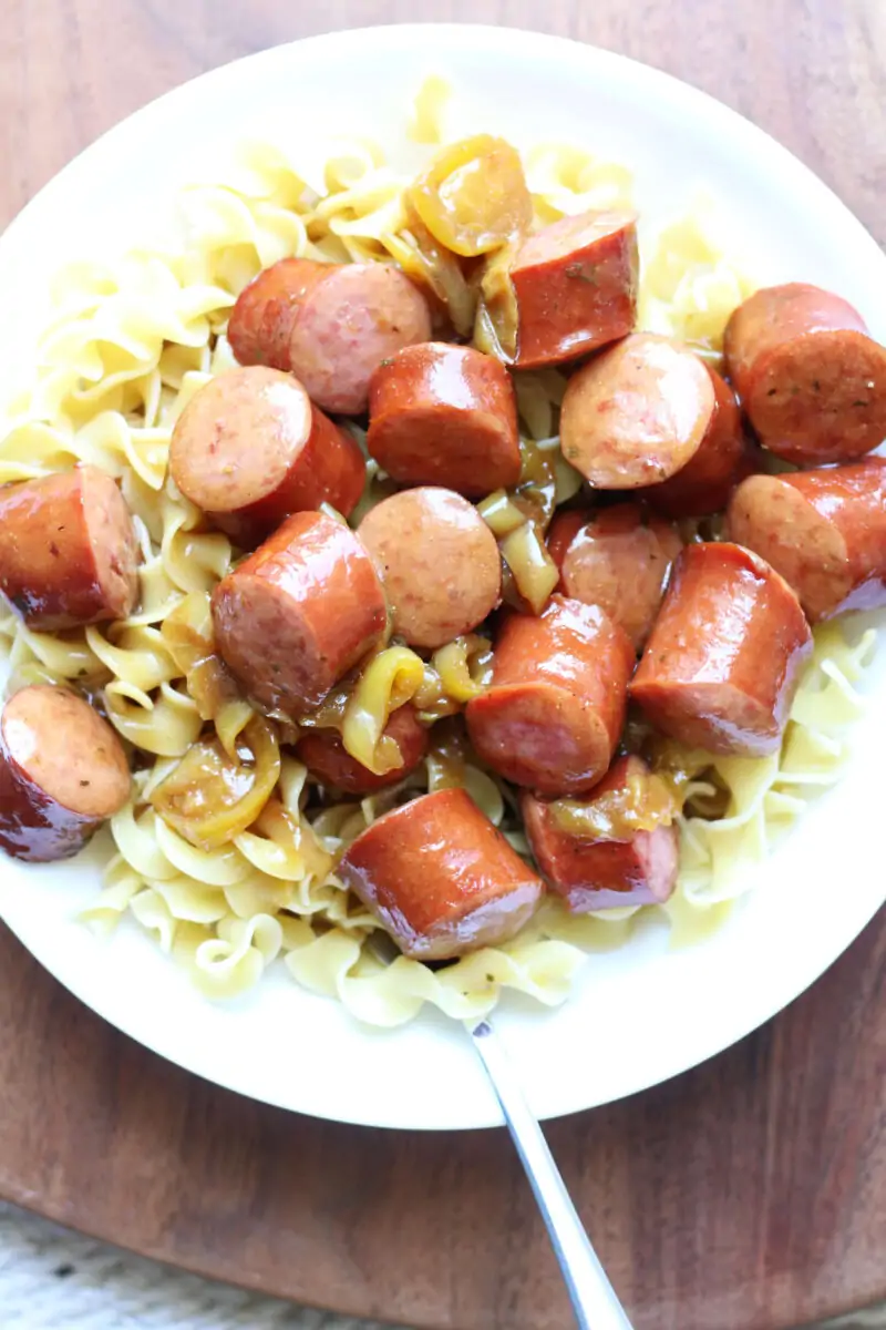 Slow Cooker Mississippi Kielbasa