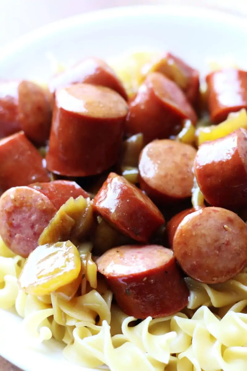 Slow Cooker Mississippi Kielbasa