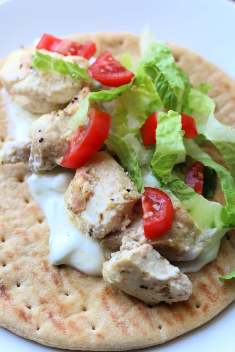 Summertime Sheet Pan Chicken Gyros