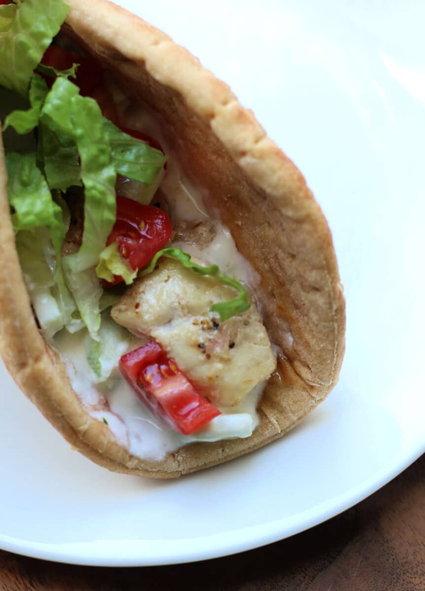 Summertime Sheet Pan Chicken Gyros