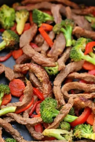 Beef + Vegetables = A Perfect 20 Minute Satisfying Dinner
