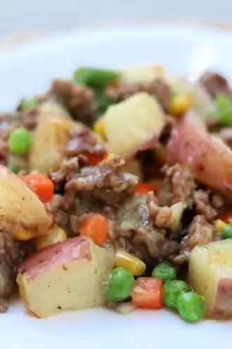 Country Beef Potato Gravy Casserole